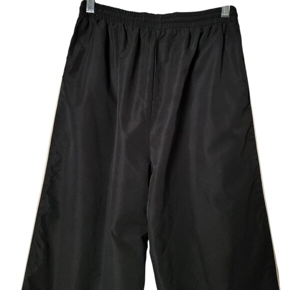 Wilson Mens Y2K Black Beige Colorblock Windbreaker Jacket Pant Track Suit Set M - Picture 11 of 16